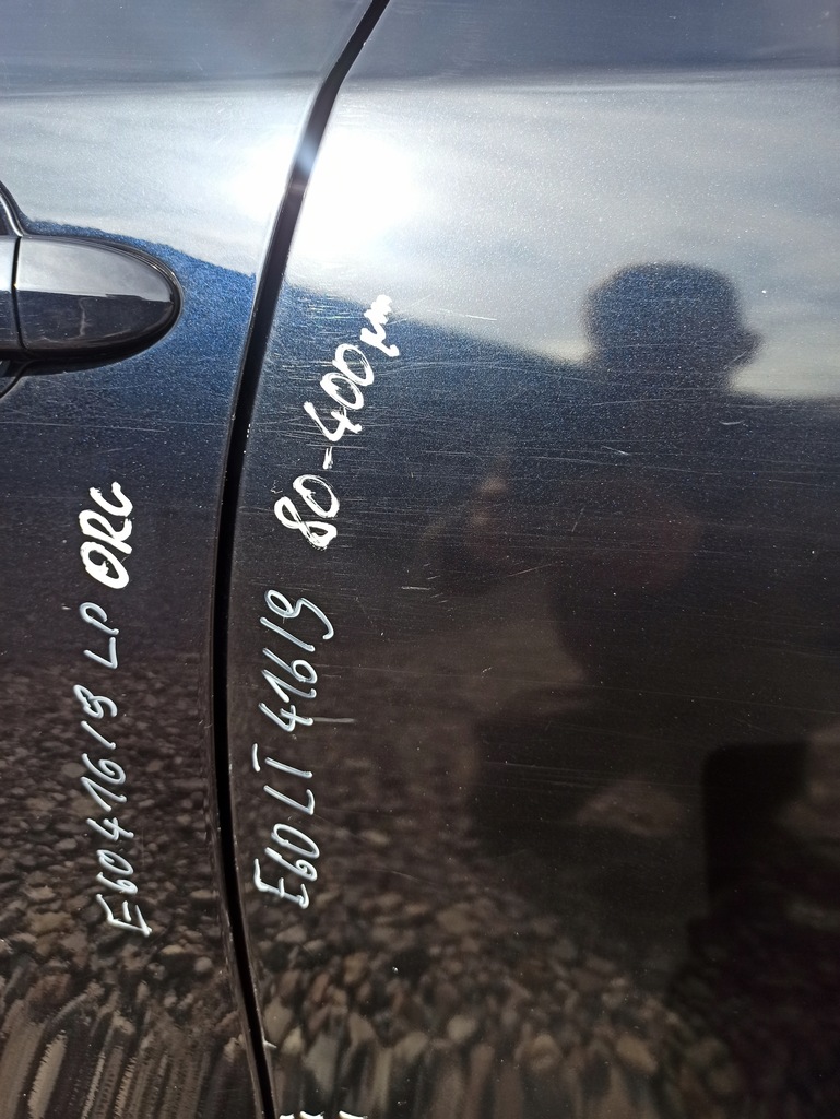 фото №9, Двері ліва задні bmw e60 carbonschwarz 416/9