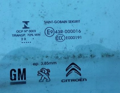 фото №2, Скло двері лівий перед toyota proace