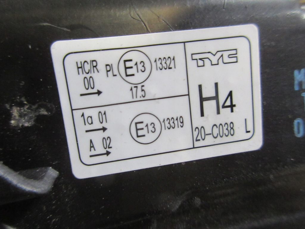 фото №7, Лампа фара левый vw polo v 6r