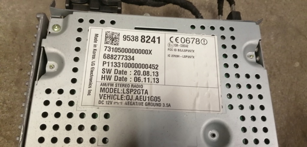 фото №2, Opel adam радио 95388241