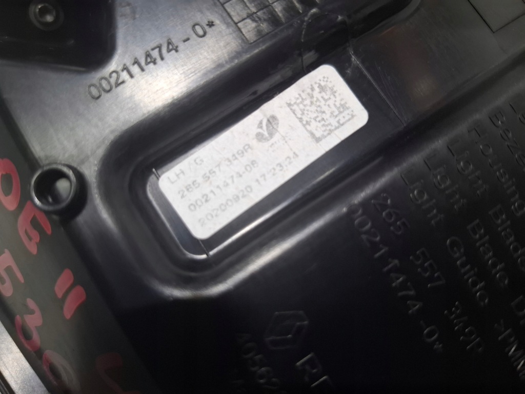 фото №4, Лампа задняя левый задняя renault zoe ii lift 2013- #7536