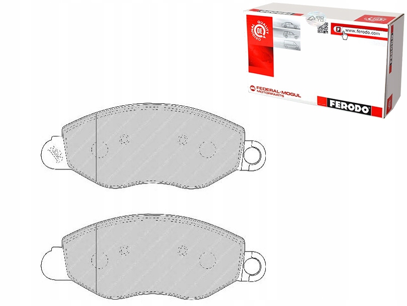 фото №1, Ferodo тормозные колодки тормозные ford transit 2.0d/2.3/2.4d