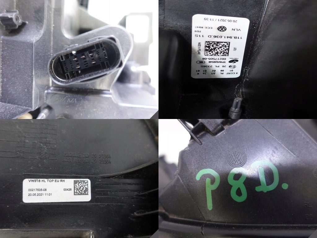 фото №11, Vw id.4 11b 20- лампа iq.light full led правая eu