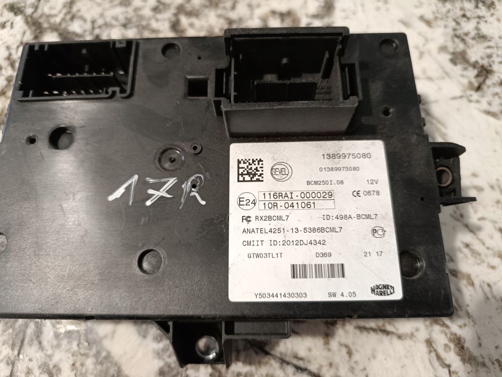 Модуль bsi комфорта кузов ducato jumper boxer 06+ 1389975080 с Разборки