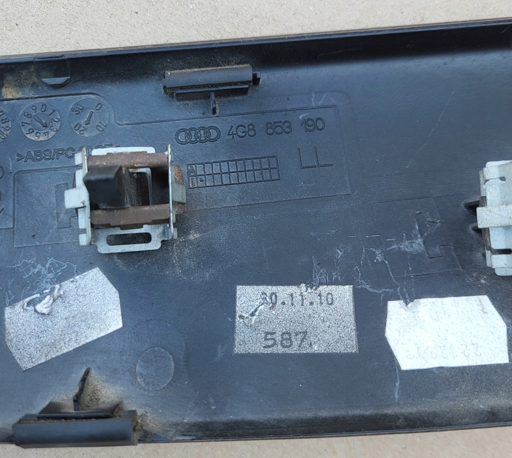 фото №10, Dekor drewno молдинг с панели консоли audi a7 4g 4ga quattro оригинальный номер europa 4g8