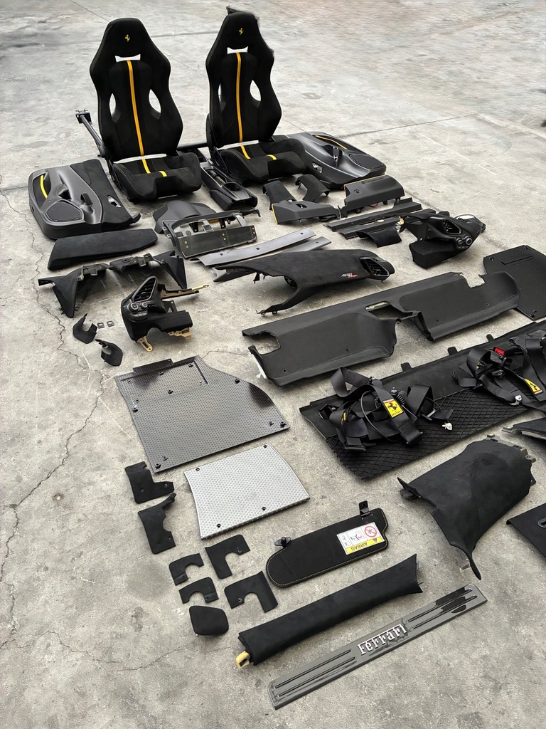 фото №8, Ferrari 488 pista f142 набір сидіння решітка карбон салон jak nowe