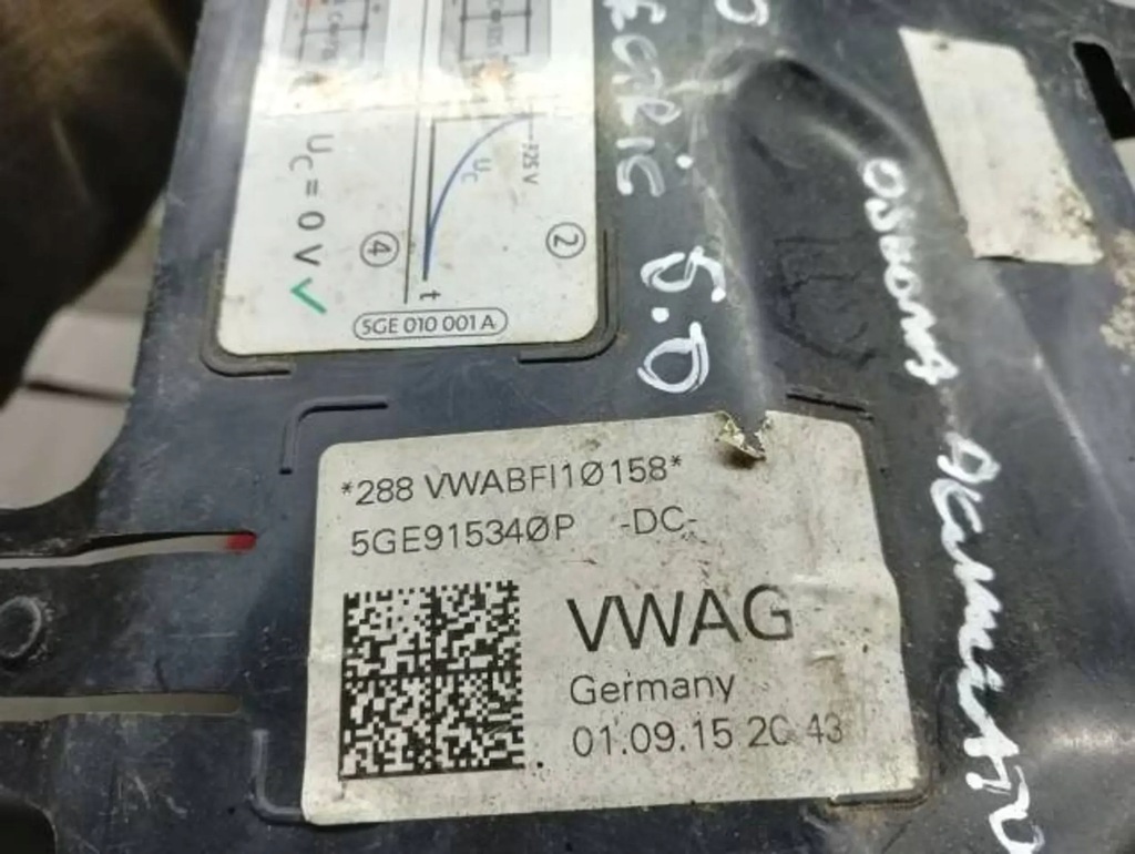 фото №7, M19 vw e golf 7 vii 5ge915340 защита модуля привода