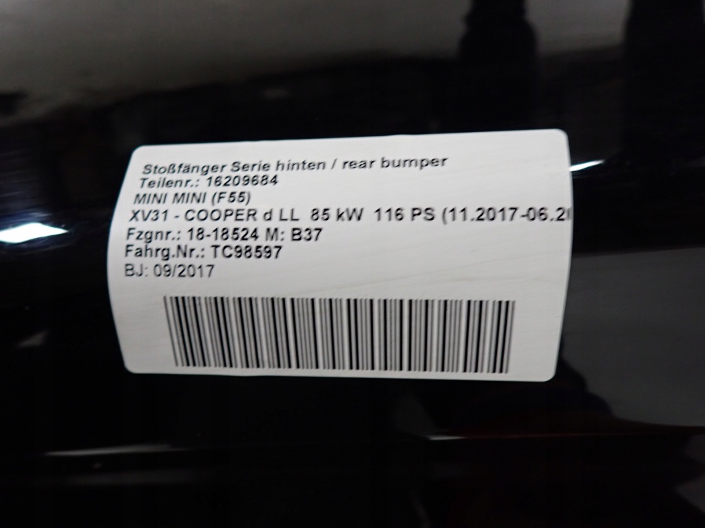 Mini cooper f55 f56 13- бампер задняя задний pdc Киев