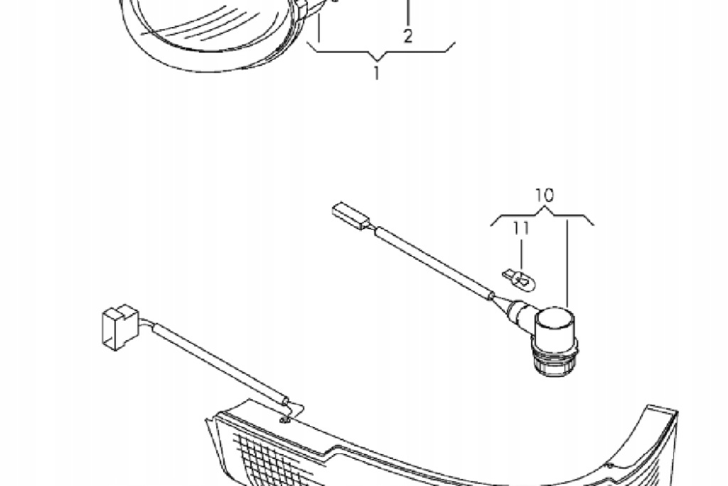 фото №7, Vw touareg 7la левый поворотник зеркало 7l6949101b оригинальный