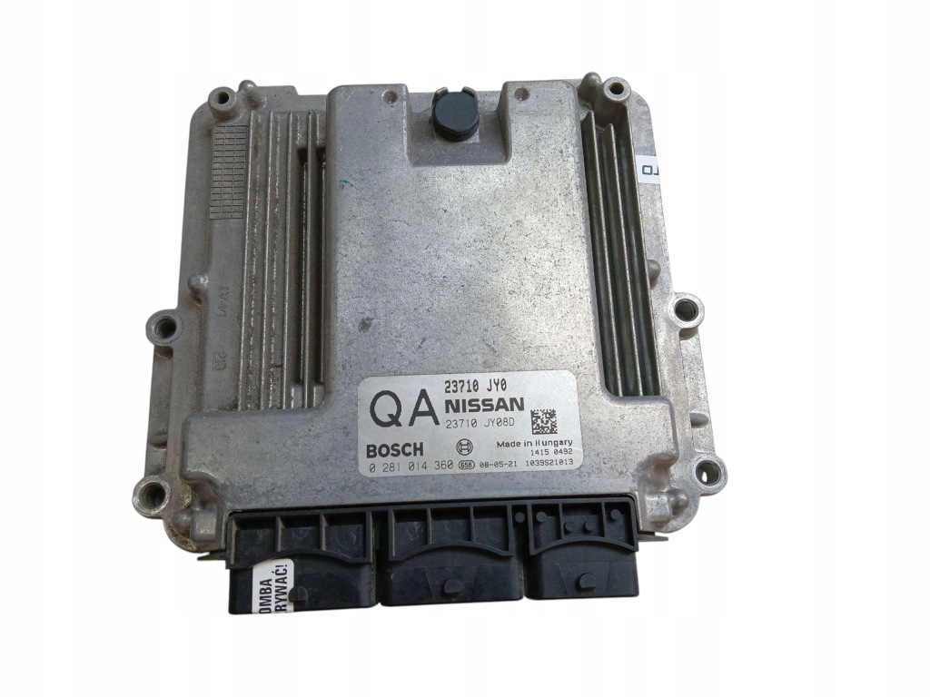 фото №1, Бортовой компьютер двигателя renault koleos i hy 2.0 dci 23710-jy08d 0281014360