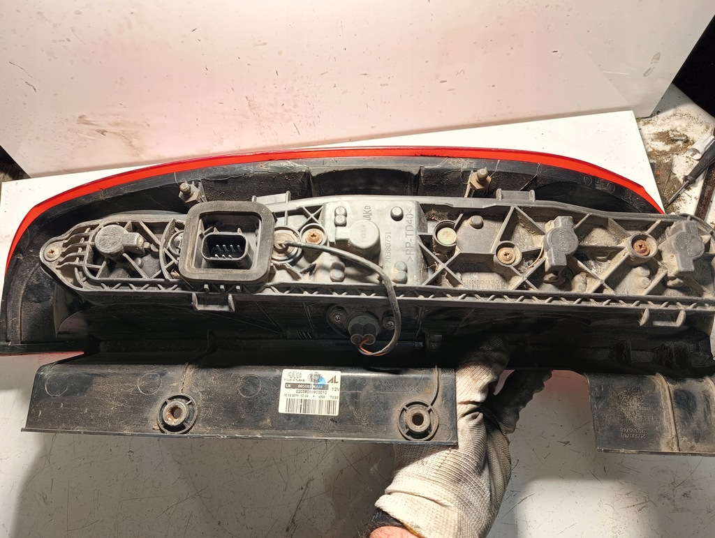 фото №9, Лампа задня ліва fiat doblo ii opel combo d eu europa 00518106740