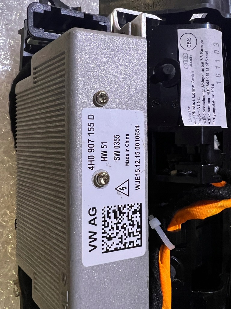 фото №4, Audi a8 s8 d4 4h преобразователь напряжения 4h0907155d