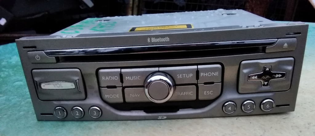 фото №1, Citroen c3 picasso радио cd bluetooth navi 98016550xt