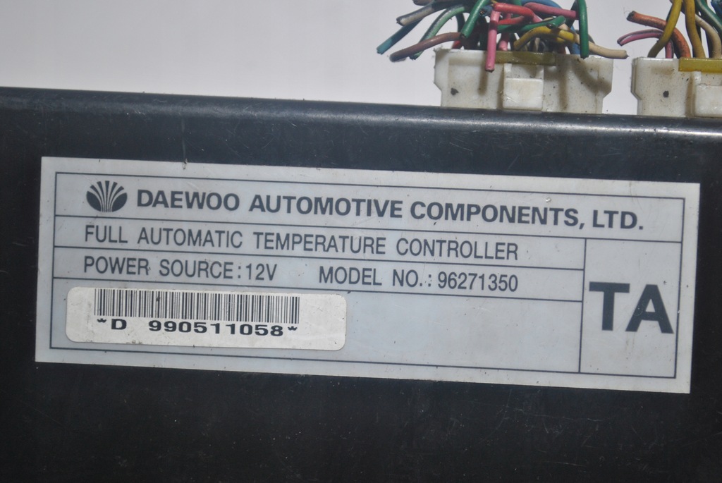 фото №7, Панель управление обдув daewoo nubira ii 96271350