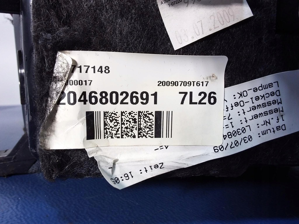 фото №8, Mercedes c w204 бардачок пасажира eu a2046802691