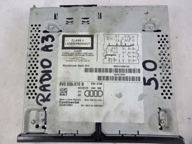 фото №3, Радио audi a3