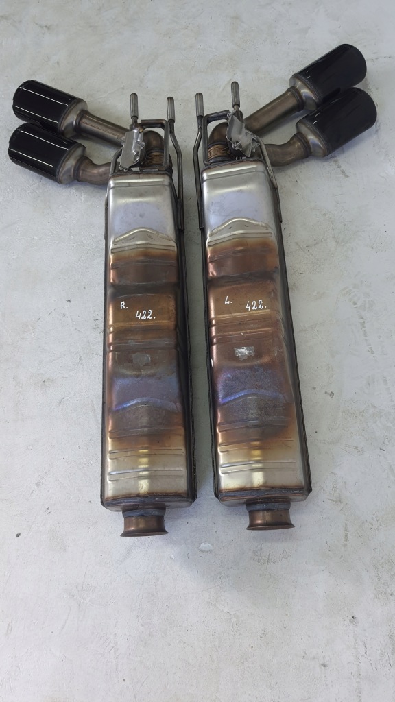 фото №7, Глушитель конечный выхлоп правый левый mercedes g w465 g63amg brabus a4654908800