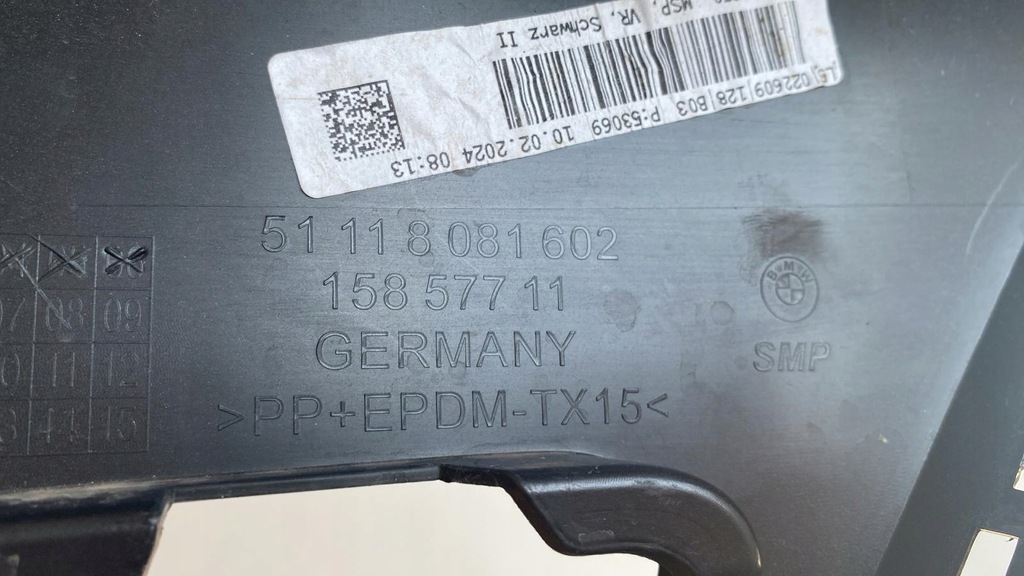 фото №16, Bmw 7 vii g70 22- решётка бампера правая перед передняя 51118081602