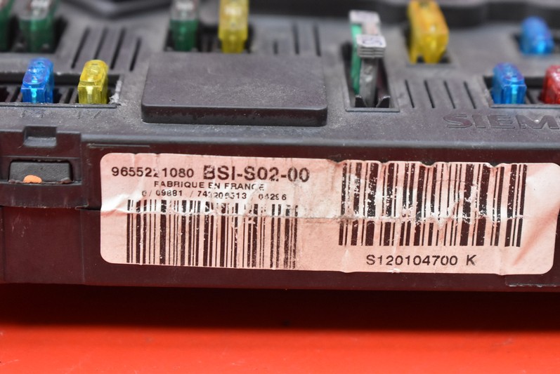фото №7, Коробка запобіжників bsi 9655221080 peugeot 407 1.6 hdi 109 km 04-10