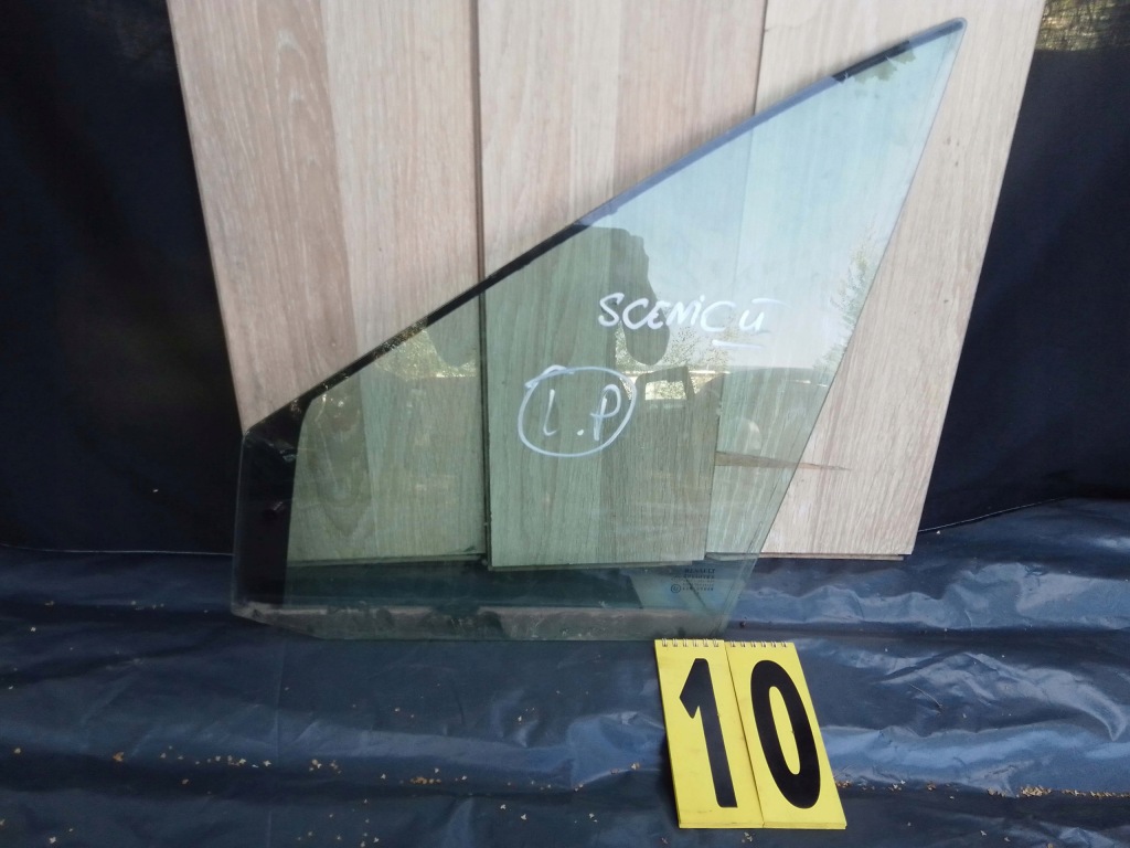 фото №1, Renault scenic 2 ii скло кузовна бічна двері передня перед ліва