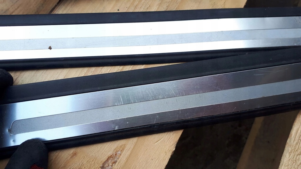 фото №7, S4 b8 lift накладки молдинг пороговые накладки 4x