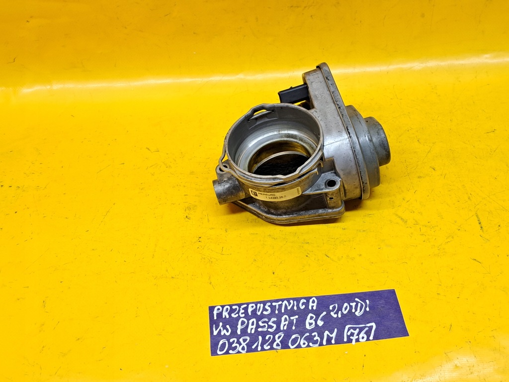 фото №8, Дросельна заслінка leon ii,passat b6 2,0tdi 038128063m