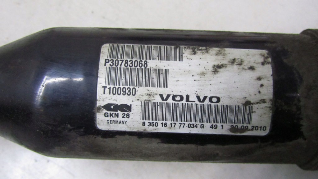 Volvo xc60 2.0d привідний вал ліва перед 30783068 08-13 Оригінал