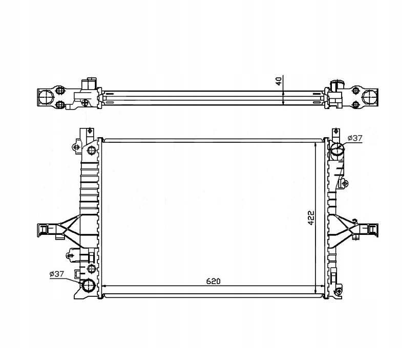 фото №1, Радиатор wody volvo s60 rs 11.00- 8601433