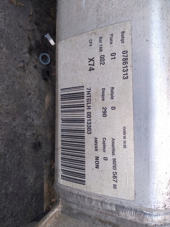 фото №8, Citroen ds7 подвеска задняя задние полный 9829356780