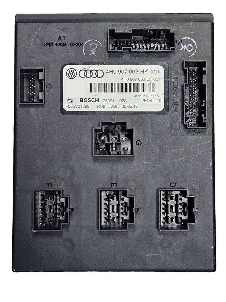 фото №1, Модуль bcm audi r8 4h0907063hk dopiszę