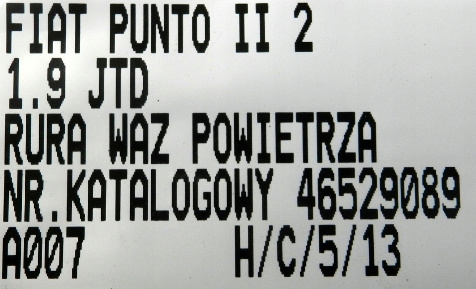 фото №5, Fiat оригінальний номер 46529089 wąż труба шланг
