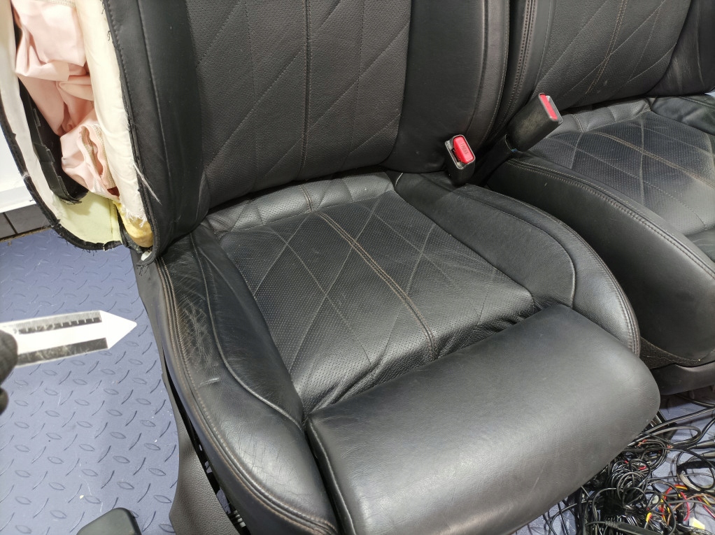 фото №5, Infiniti fx ii lift qx70 сидіння перед водія пасажира шкіра eu екран dvd