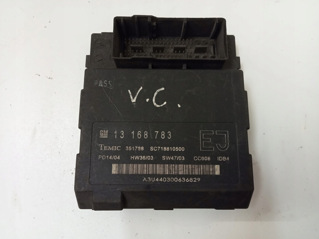 фото №1, Модуль комфорту opel оригінальний номер 13168783 ej