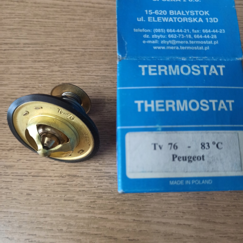 фото №1, Термостат, середина охолоджуючий peugeot tv76