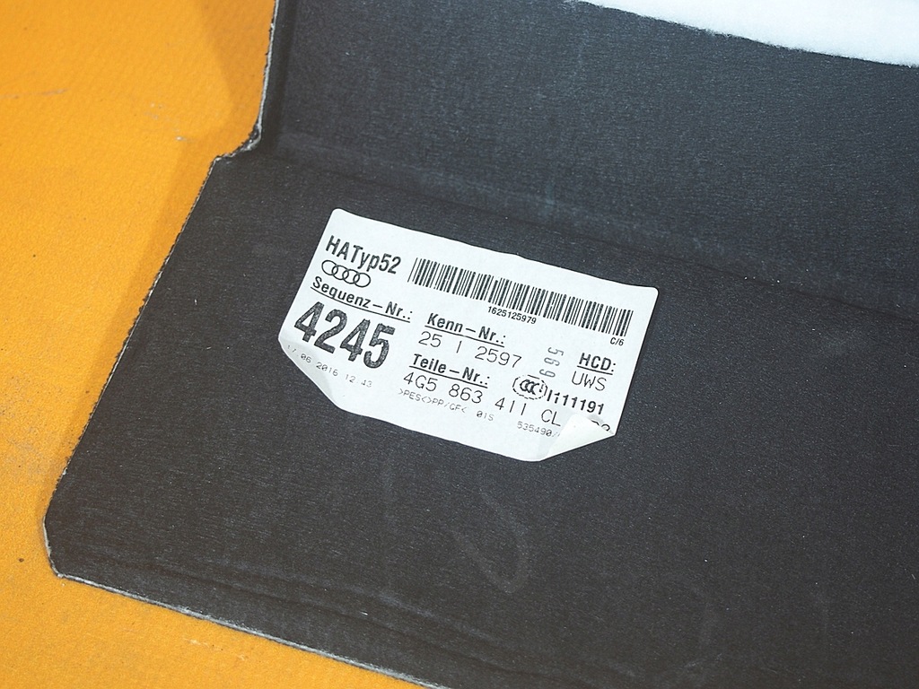 фото №9, Audi a6 4g c7 fl 42km полиця задня захист динаміків 4g5863411cl