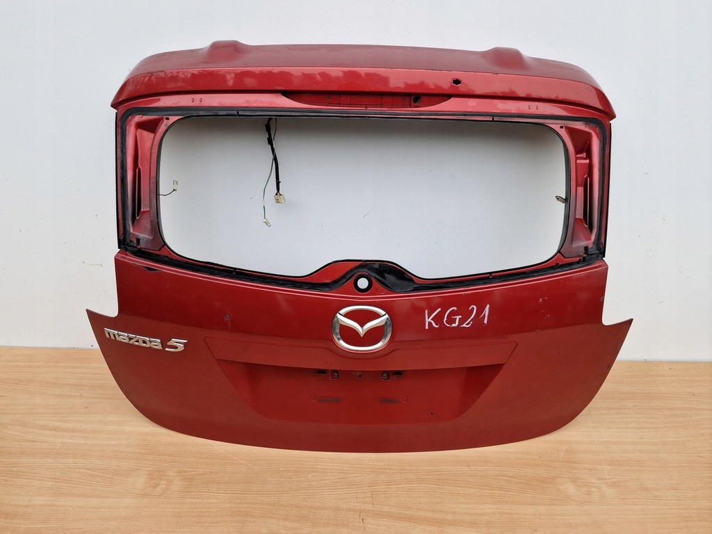 фото №1, Mazda v 5 05-10 rok крышка багажника багажника + электропроводка