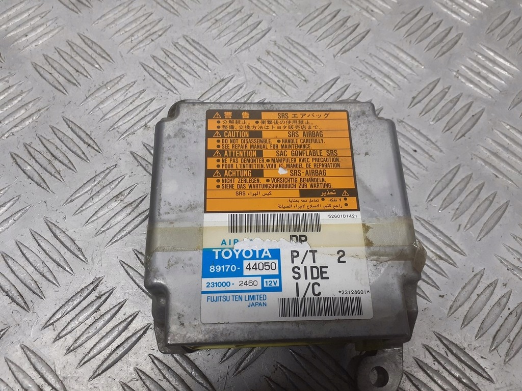 фото №1, Модуль подушка безопасности toyota avensis verso 231000-2460