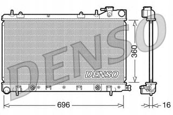 Купить Denso радиатор воды subaru forester 2.0 awd sg