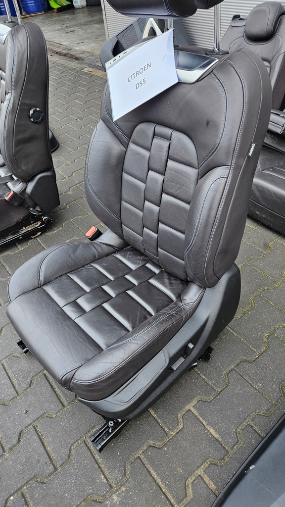 фото №5, Citroen ds5 сидіння сидіння заднє сидіння шкіра обшивки комплект lift