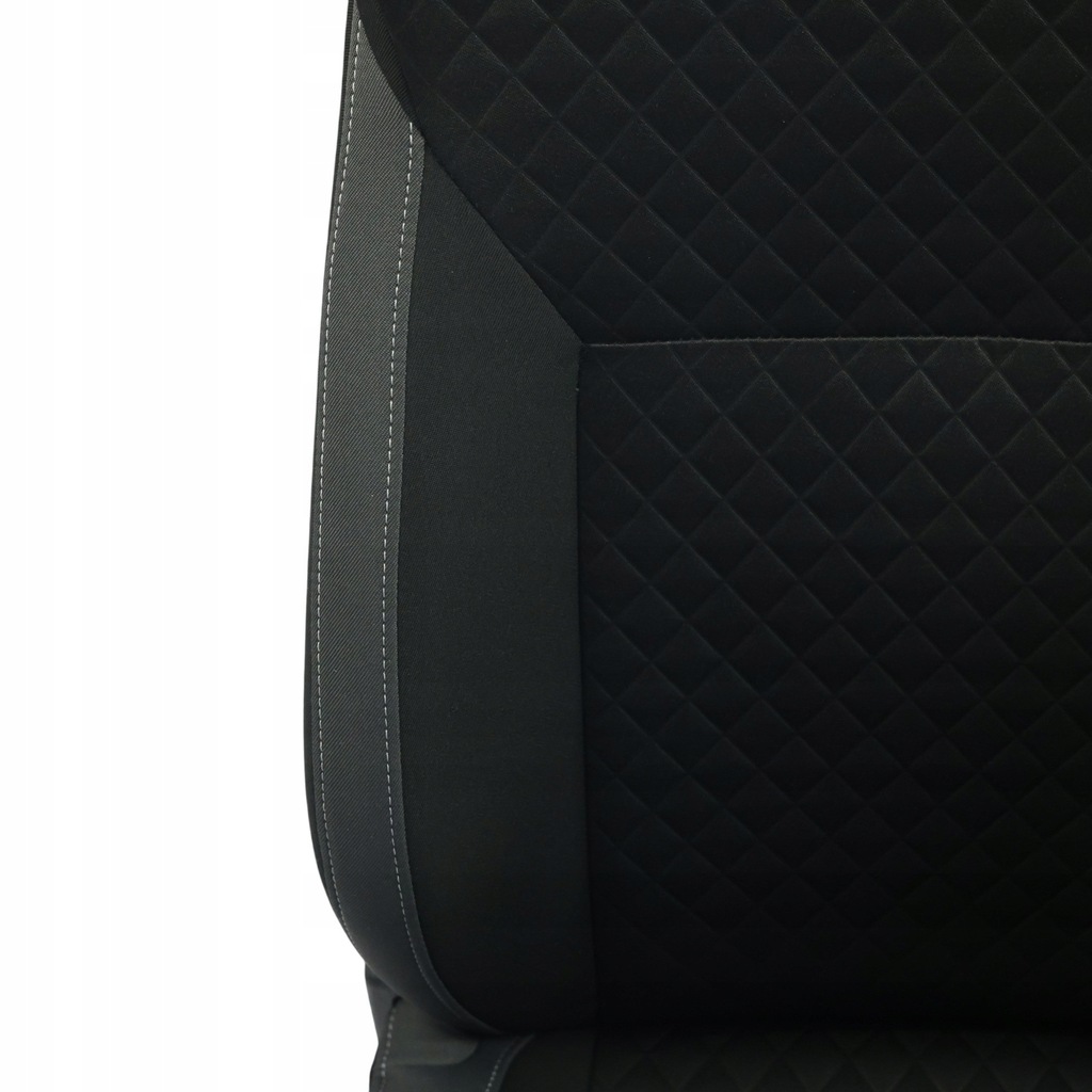 фото №9, Skoda rapid nh1 сидіння передній з підігрівом матеріал satyna чорно сріблястий лівий