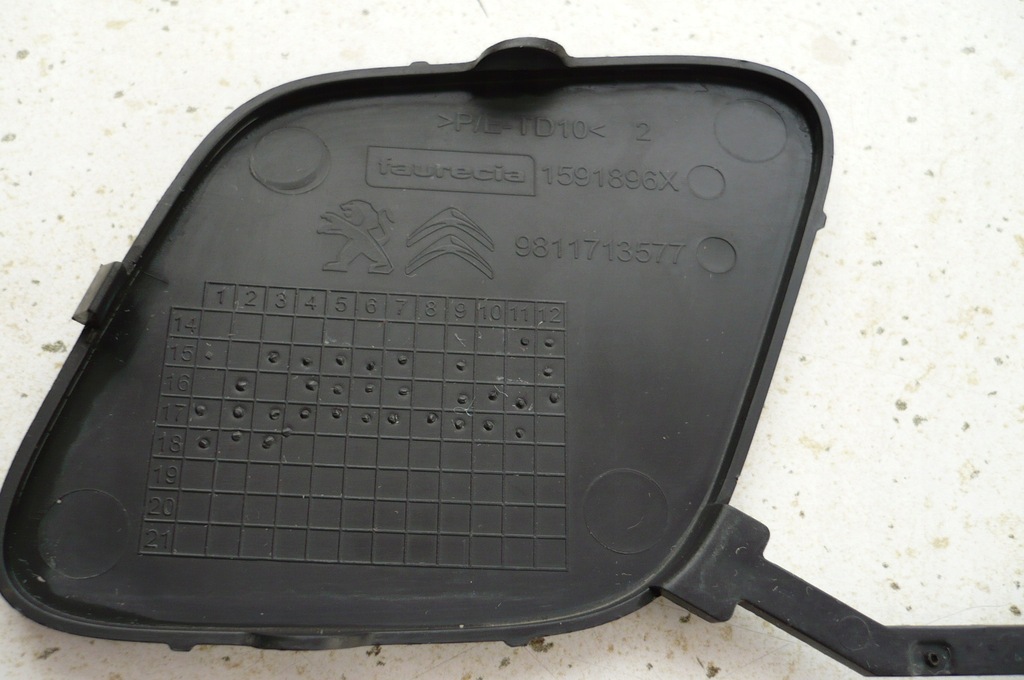 фото №6, Peugeot expert jumpy заглушка фаркоп бампер перед