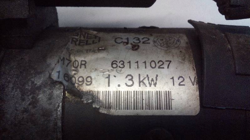 фото №2, Стартер 63111027 alfa romeo 147