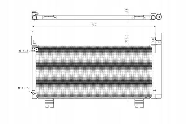 фото №1, Nrf конденсатор кондиціонера lexus rx 3.5 09-