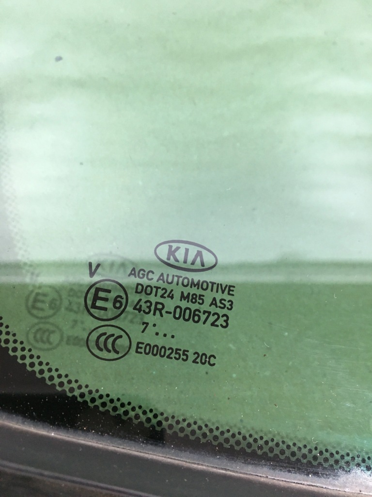 фото №3, Скло двері правий задня kia sportage iv 15-