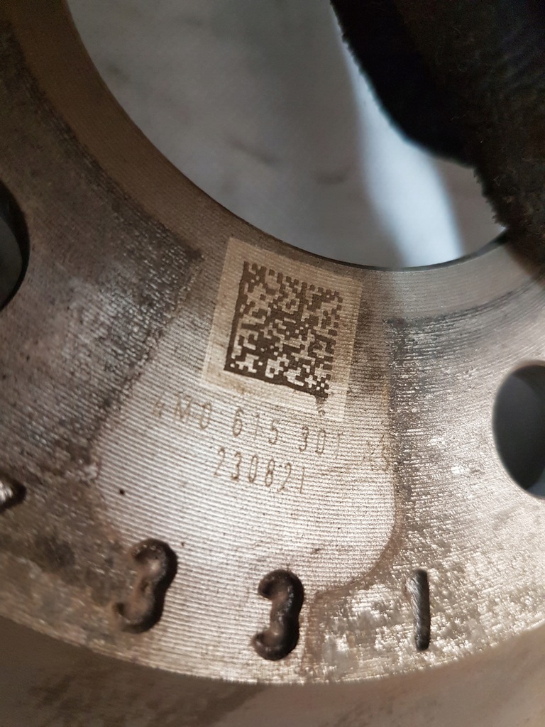 фото №16, Audi q7 4m 2021 комплект диск i суппортов q8 sq7 etron перед 375mm задняя 350mm