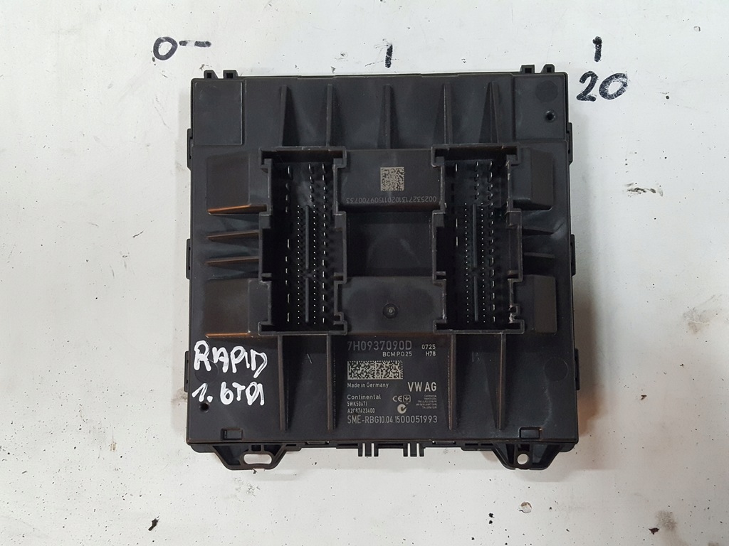 фото №1, Skoda rapid 12-17r модуль комфорту 7h0937090d