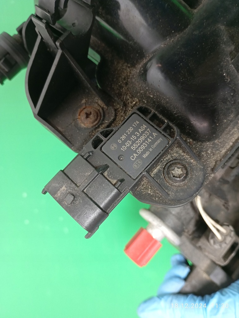 фото №11, Коллектор всасывающий fiat punto evo mito 1.4 16v m-air 0280611077 00552142470