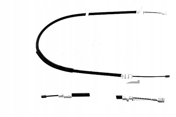 фото №8, Трос тормоза mercedes r171 slk 04-11 правый задняя