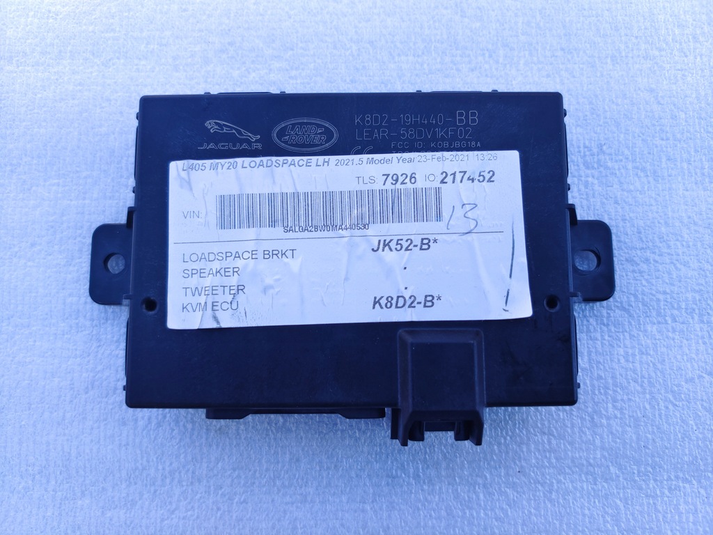 фото №1, Jaguar land range rover evoque ii блок управления модуль k8d2-19h440-bb
