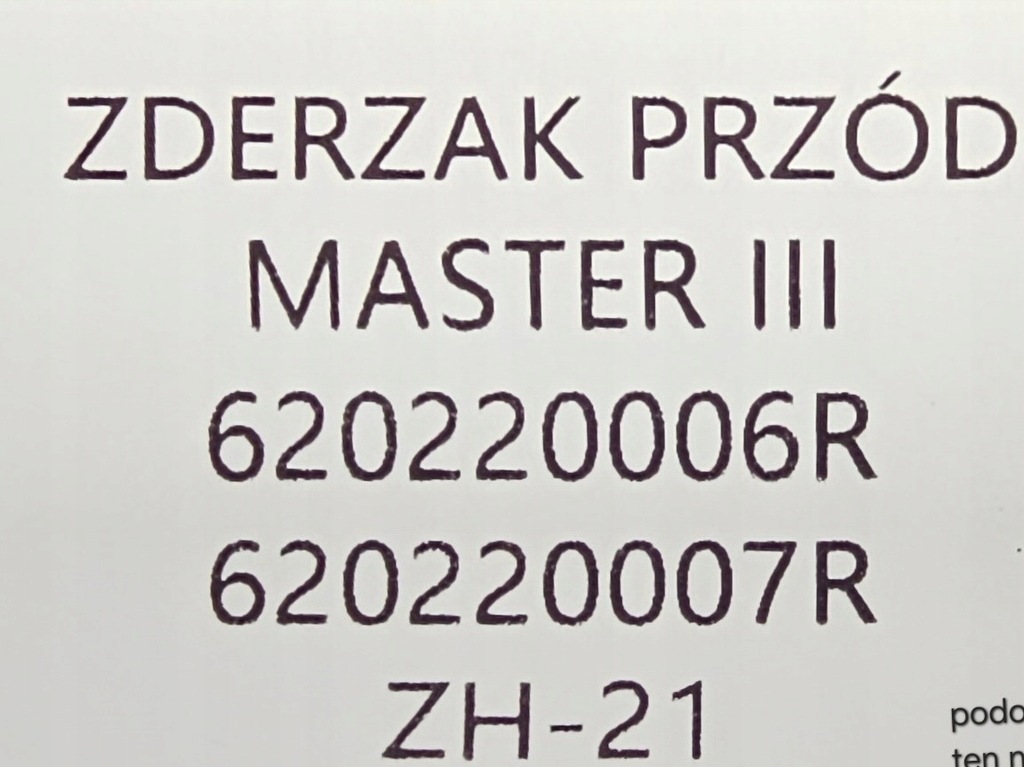 фото №10, Новый org бампер перед renault master iii / opel movano b / nissan nv400